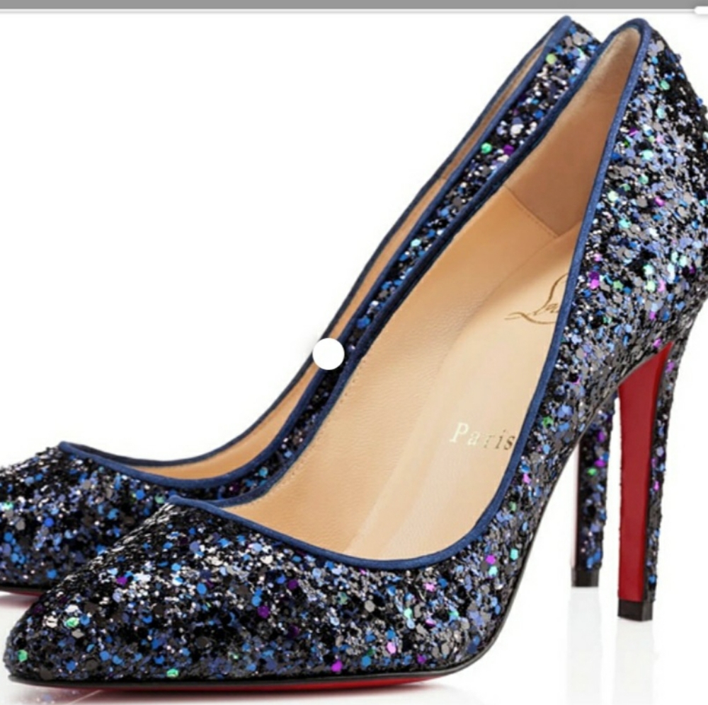 Christian louboutin midnight sequin pigalle 120